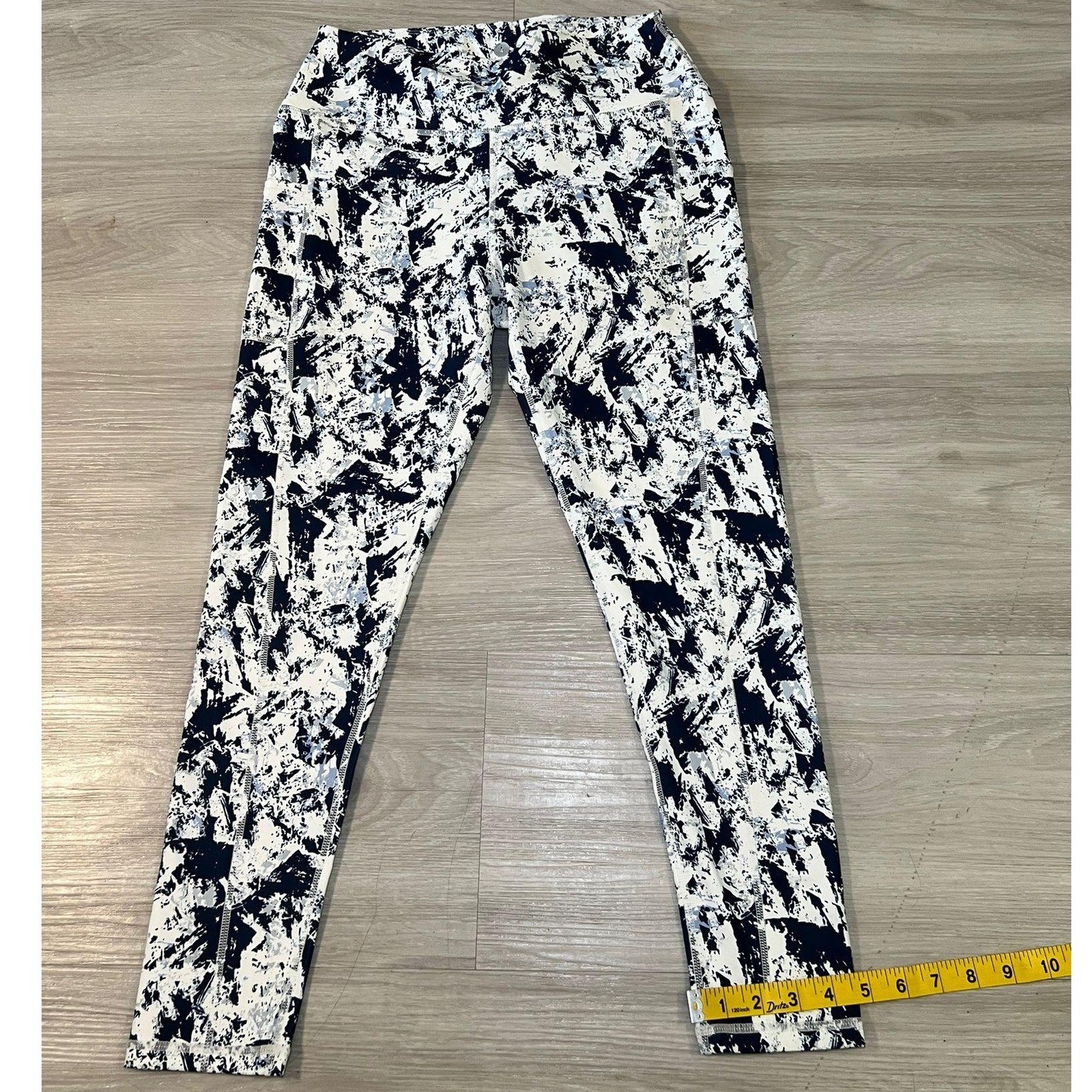 SOFIA Active Black White Blue Abstract Print High… - image 3