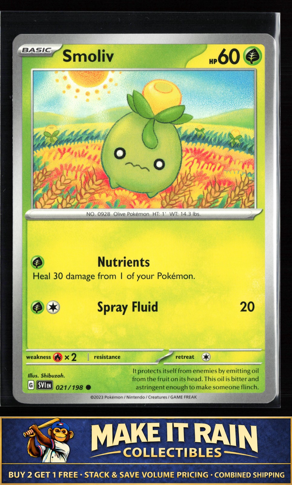 Smoliv SV01: Scarlet & Violet Base Set #021/198 Pokemon