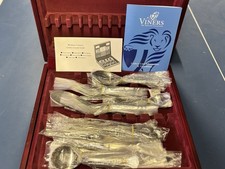 Image of Viners Cutlery Set Of 58 Knives Forks Spoons, Excellent Condition Never Used