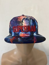 DC Comics Superman Snapback Hat All Over Print - New, FREE Shipping