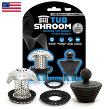 Tubshroom Ultra Revolutionary Bath Tub Drain Protector Hair