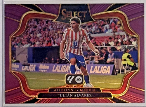 Julian Alvarez 2025-26 Panini Select La Liga Field Level Purple Prizm /125 #218