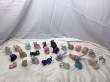 Mixed Lot of 26 Various Fenton Hand Painted Decorative Animals/Cats/Dogs/Birds