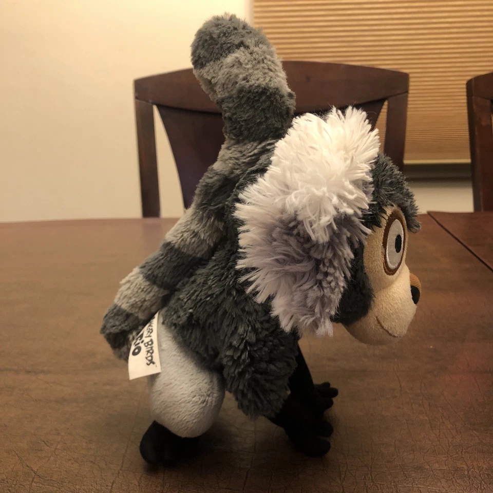 Angry Birds Marmoset Monkey Plush RIO Movie Lemur Stuffed Toy 2011 No Sound - Image 3 of 4