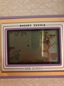 Nintendo Snoopy Tennis Game and Watch SP-30 1982, tested and working