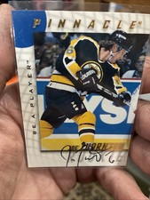 1997-98 Pinnacle Be A Player Autographs Joe Thornton #232 On Card Auto
