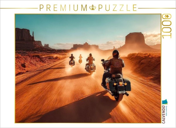 Calvendo Puzzle Dust And Asphalt | 1000 Pieces, Finished Size 25.2 × 18.9 In (64-image