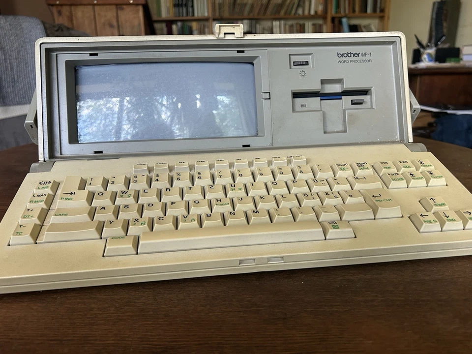 Seltene Werbung BROTHER WP-1 Word Processor Schreibsystem Textcomputer 1988