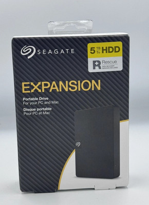 Seagate Expansion Externe Festplatte 5TB - Schwarz
