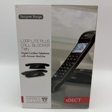 IDECT Loop Lite Plus Call Blocker Cordless Phone with Answering Machine - Twin