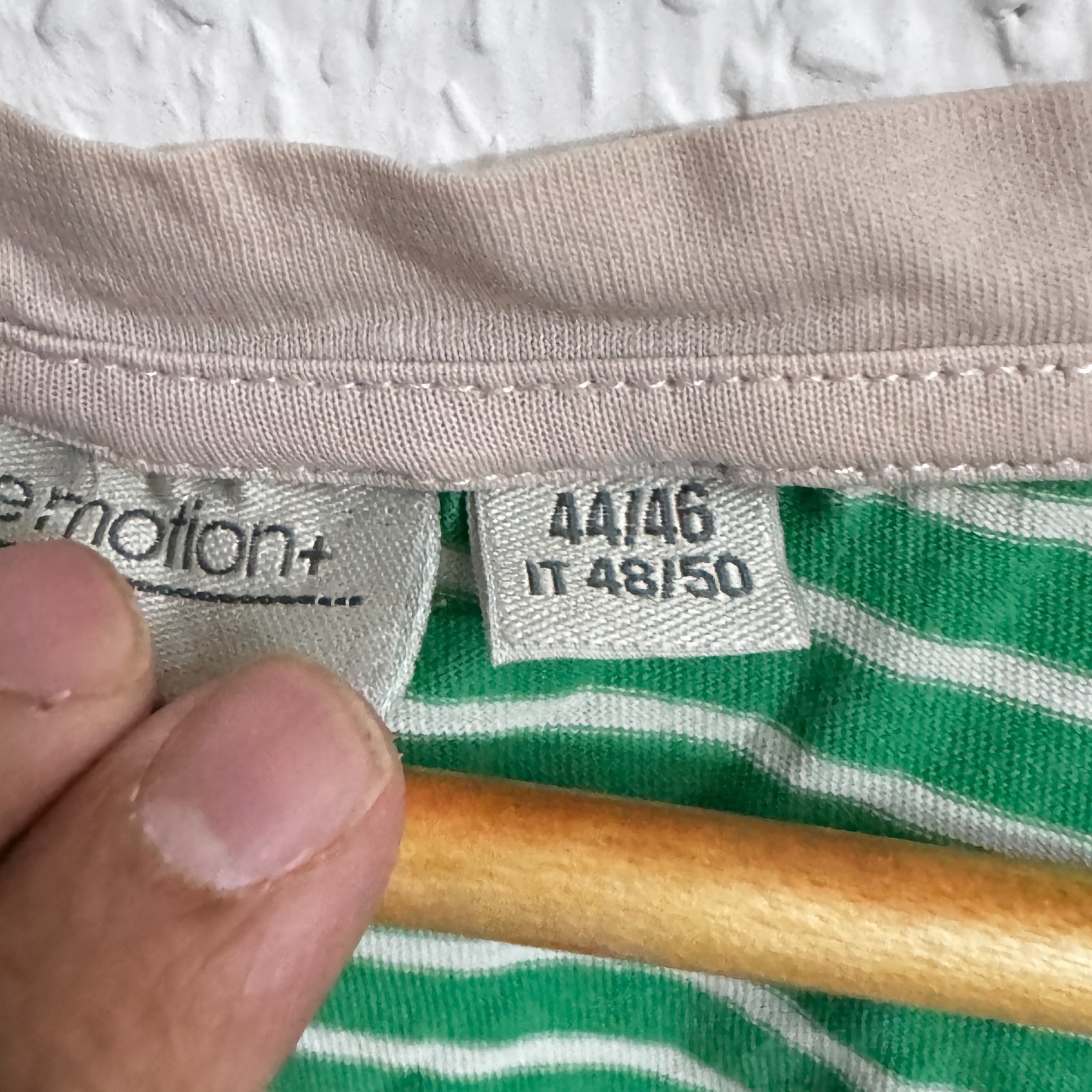 Blue Motion+ "Club Sleep Lovers" Green Striped Nightshirt image 5