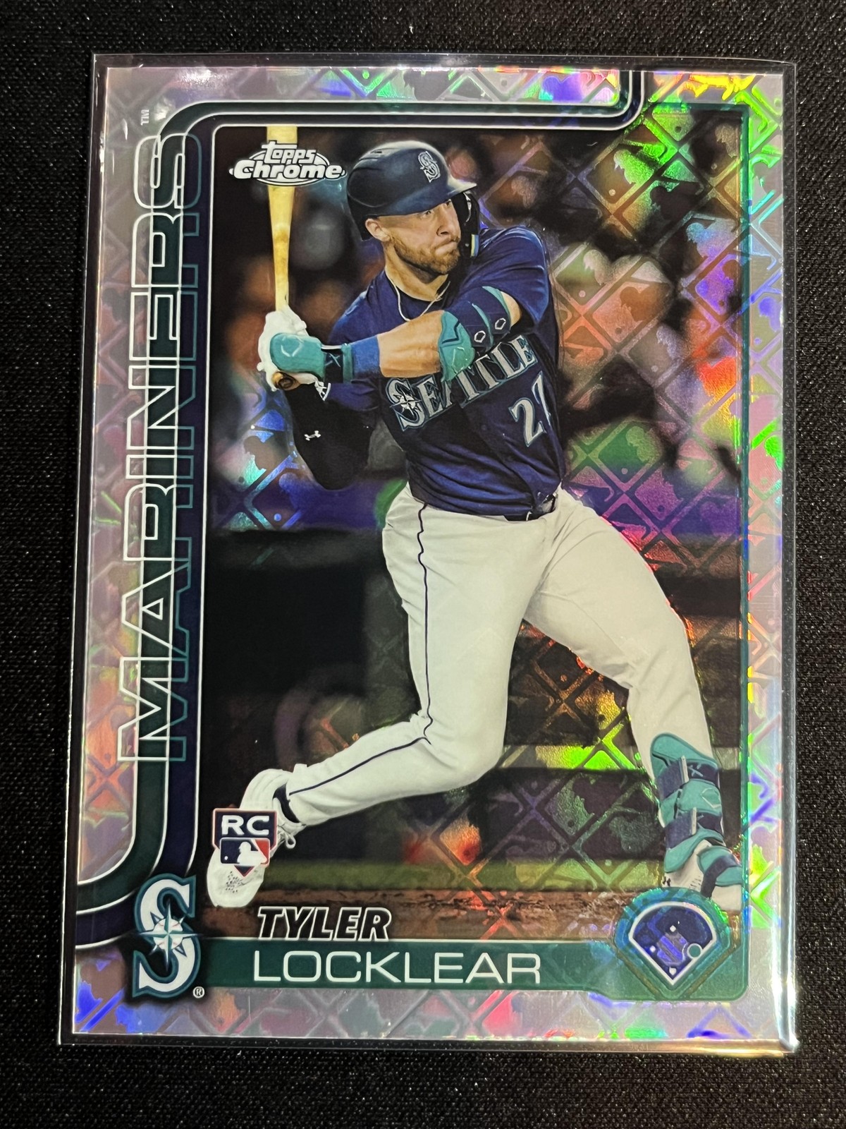 2025 Topps Chrome Logofractor Edition #41 Tyler Locklear - FAST USA SHIPPING