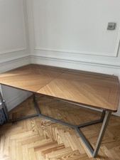 Mahogany Style Dining Room Extendable Table