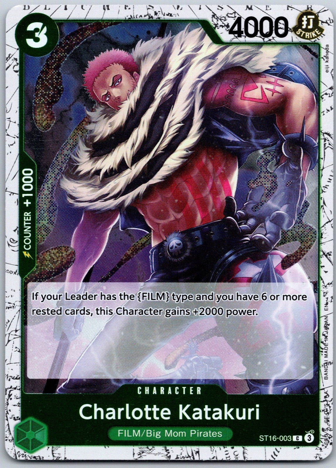 Charlotte Katakuri (Pirate Foil) C Premium Booster -The Best- Vol. 2 ST16-003 NM