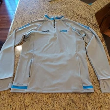 Capelli SPORT 1/4 Zip Gray Pullover Size Large RUSH Training Soccer 