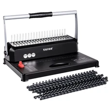 Binding Machines, 21-Holes, 450 Sheets, Comb Bind Machine Book Maker with 100...