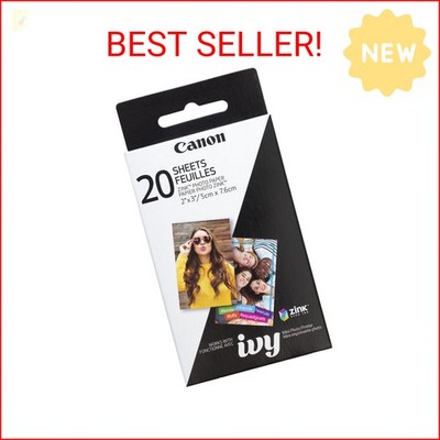 Canon IVY ZINK 2'' x 3'' Photo Sticker Paper 20 sheets Pack