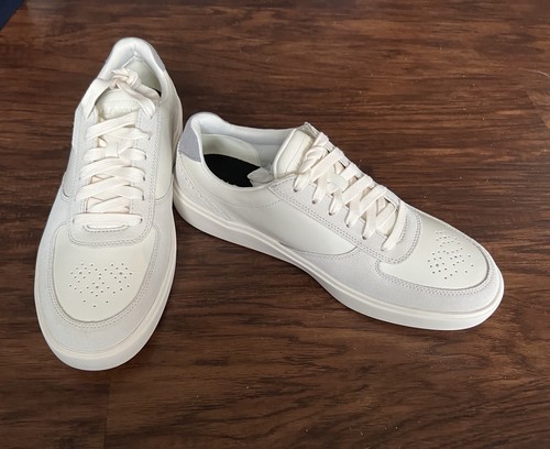 Cole Haan Grand Transition Zapatos Para Hombre Talla 10 Zapatillas Crosscourt Cuero Marfil - Imagen 1 de 10
