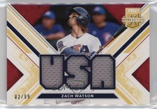 2019 Elite Extra Edition USA National Team Materials Gold 2/99 Zach Watson 19wd