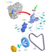 Poulies diverses Ford KA