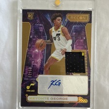 2024 Keyonte George Rookie Patch Auto *FIRST ON PRINT* Gold /10 NPA-KEY
