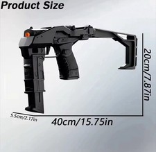 NEW Realistic Kids Toy Gun Soft Bullet Pistol w/ Ejecting Soft Bullets  Shells