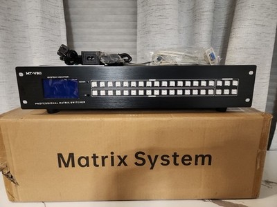 MT-VIKI 16X16 4K HDMI Matrix Switch Support Web GUI & 3.5mm Stereo Audio 4K@30Hz