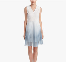 Elie Tahari Women's Kemper Dress, Bondi Blue, size 2