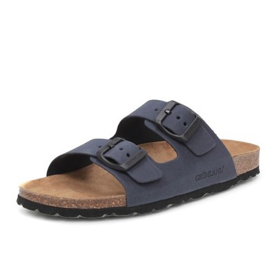 Grunland Junior Light - Hausschuhe mit Doppelschnalle blau - Junior Kinderschuhe