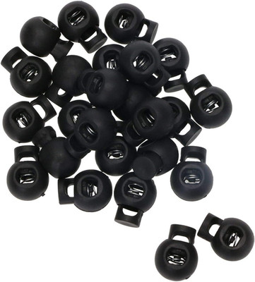 Plastic Toggle Single Hole Spring Loaded Elastic Drawstring Rope Cord Locks Clip