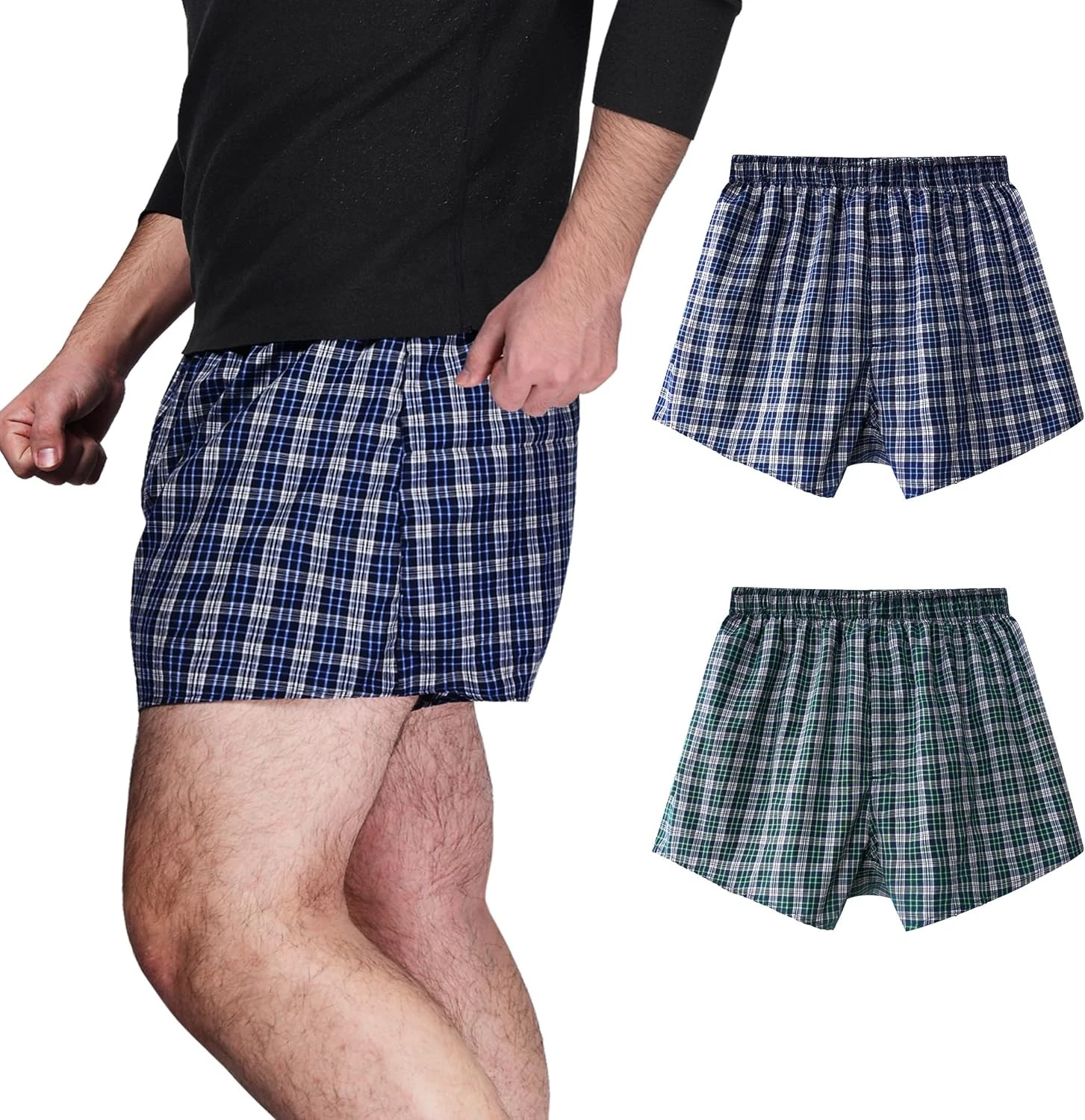 Men Incontinence Underwear Washable Urinary Boxer Regular Absorbency Leak Proof