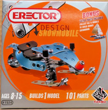 Erector Design Snowmobile 1524 Brand New Sealed In Box