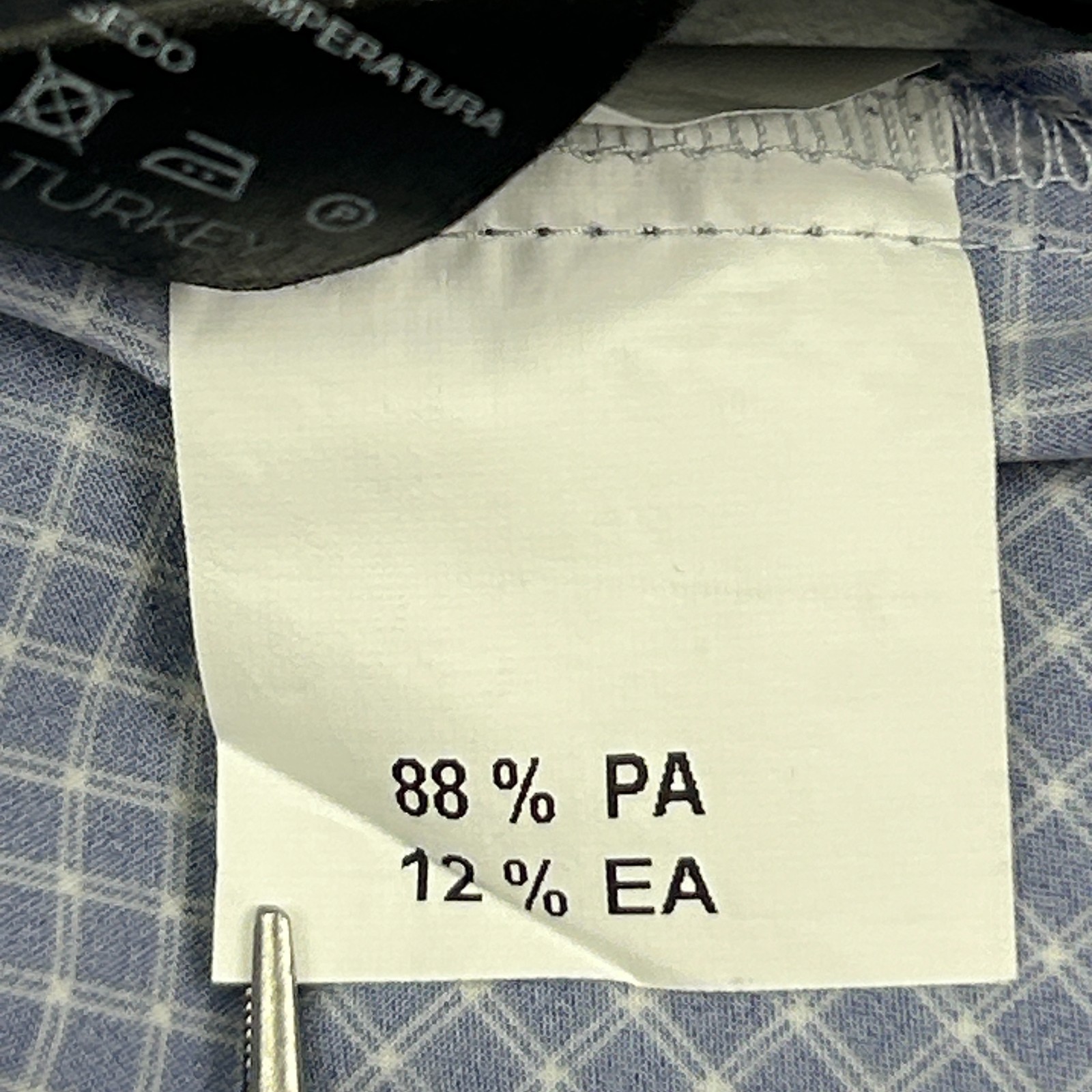 Maceoo Einstein Micro Check Button Front Shirt Bl… - image 10