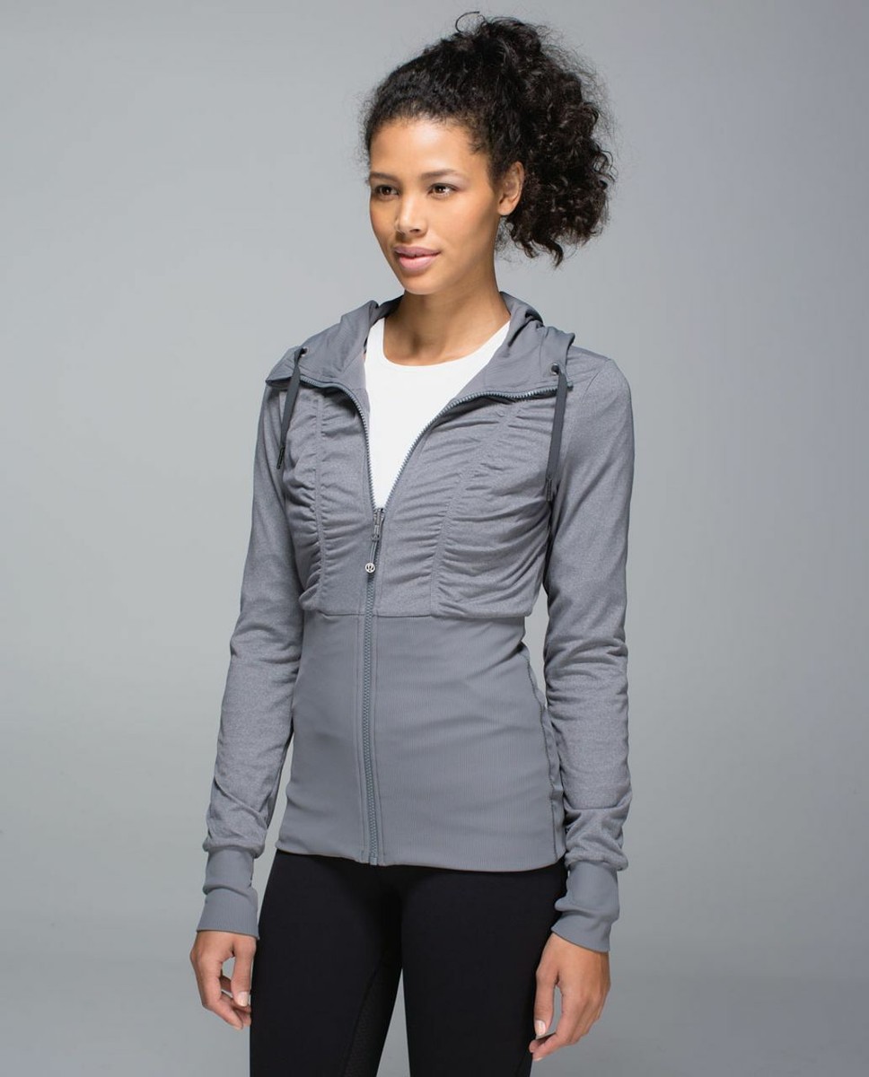 lululemon （ルルレモン）2 Dance Studio Jacket Lululemon Dance Studio Jacket - Blurred Grey - lulu fanatics