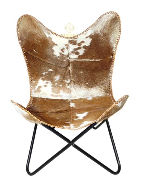 Papillon Chaise - Véritable Chèvre Cheveux Confortable Lit Siège PL2-1.158 Papillon Chaise - Véritable Chèvre Cheveux Confortable Lit Siège PL2-1.158