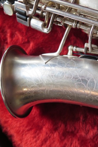 Sopransaxophon gebogen, York & Sons, Grand Rapids Mich, 1914, 100% spielbar