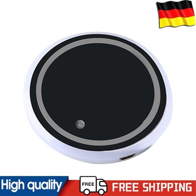 LED Cup Holder Lights, Car Coasters with 7 Colors Changing Light, USB Charging