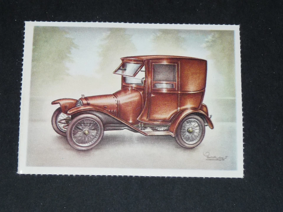 #67 PEUGEOT 1914 FRANCE MINERVA HISTOIRE AUTOMOBILE Ca 1950 PIET OLYSLAGER - Photo 1/1