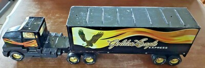 VINTAGE TOY NYLINT GOLDEN EAGLE EXPRESS 18 WHEELER SEMI TRACTOR