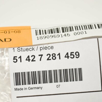 NEU BMW 3 F30 HECKTÜR HOCHTÖNER TRIM 51427281459 7281459 12-20  