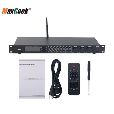 K8000 Digital Effects Processor Bluetooth5.0 DSP Reverb Anti-whistle Audio Effec