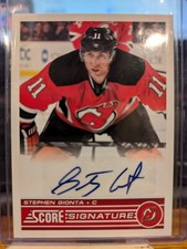 2013-14 Score Signatures SS-SG Stephen Gionta Autograph