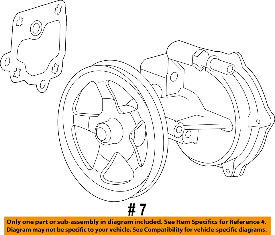 Bomba de vacío usada se adapta a: Chevrolet Silverado 1500 2014 camioneta grado C Foto 4 de 4