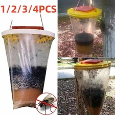 1-4X Red Top Fly Trap Bag Catcher 20,000 Flies Insects Pest Control Killer
