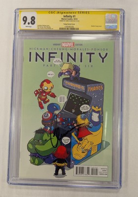 Infinity #1 Chris Evans Signed Variant Edition Marvel Comics 10/13
