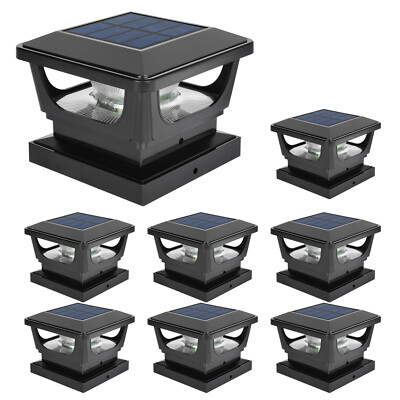 Solar-Pfostenkappe 7x7 8x8 9x9 10x10 Pfostenleuchte Außen Post Cap Beleuchtung