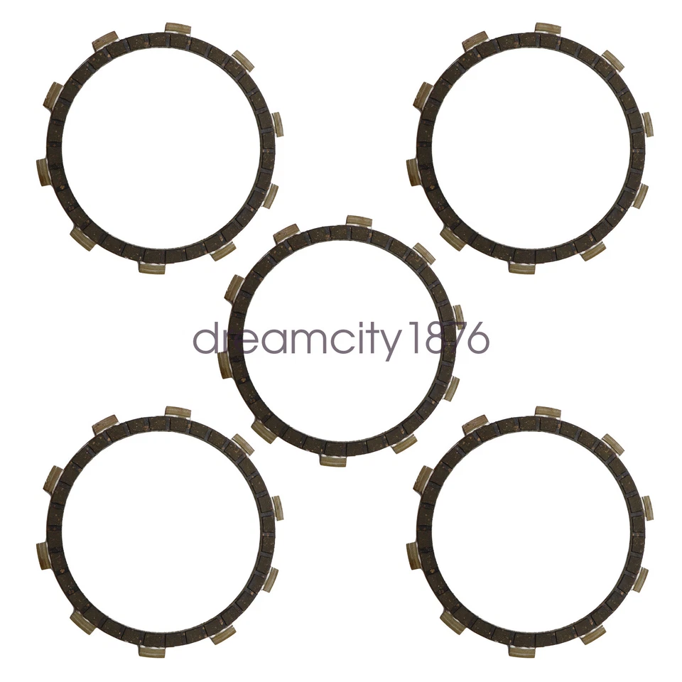 Juego de 5 placas de disco de fricción de embrague Fit Yamaha 3HA-16321-00 AT1 AT2 AT3 CS3 CT1 Foto 3 de 4