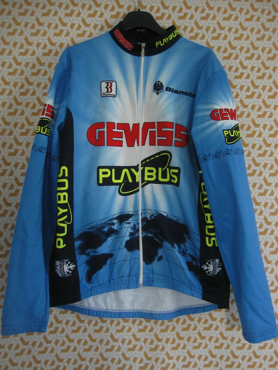 Maillot cycliste vintage bianchi deals