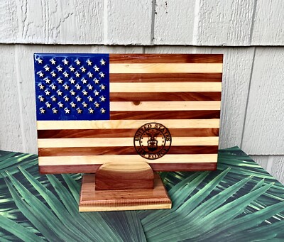 Air Force Flag,, wooden flag, patriotic gift, American flag, veteran gift