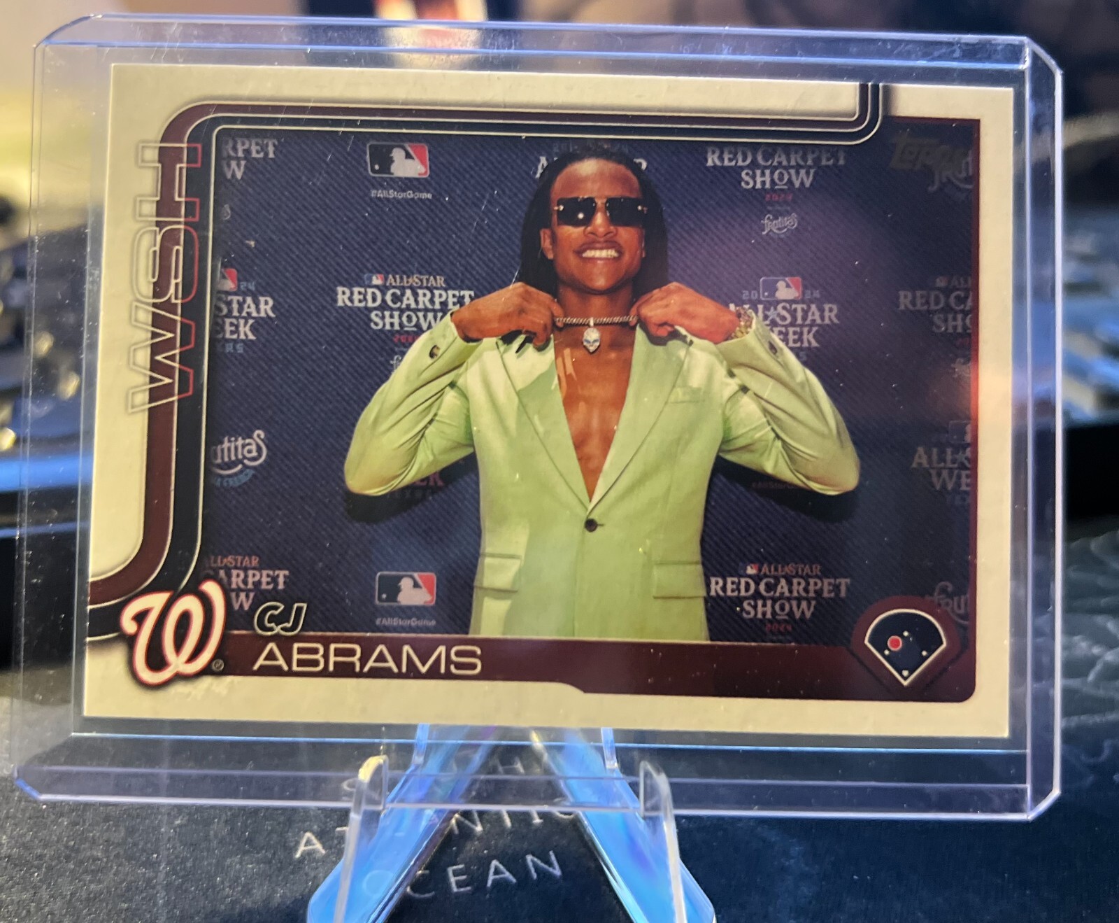 2025 Topps CJ Abrams Golden Mirror Variations #122 Washington Nationals
